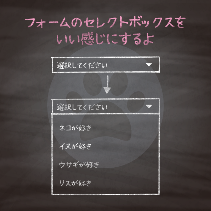 コピペでできる Cssとhtmlのみでフォームのセレクトボックスをいい感じにするデザイン8選 Copypet Jp パーツで探す Web制作に使えるコピペサイト